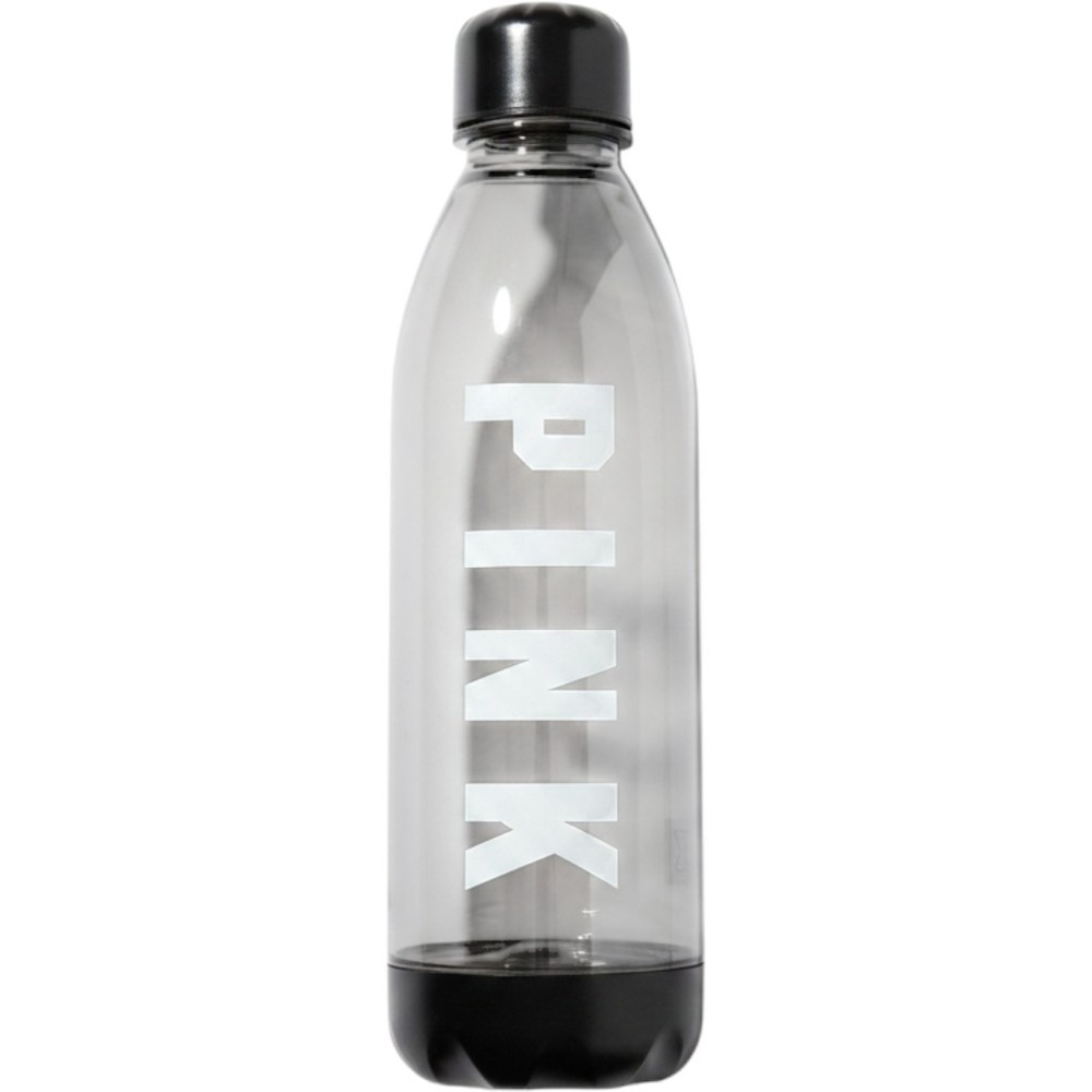 Victoria's‎ Secret PINK Collegiate Water Bottle 32 oz Smoked Gray Flip Top Straw